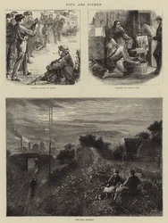 Gruben und Bergleute